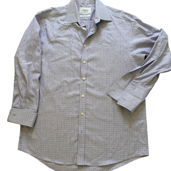 Charles Tyrwhitt Other - Charles Tyrwhitt Non Iron Classic Fit Purple Mens Dress Shirt Size 16.5 42